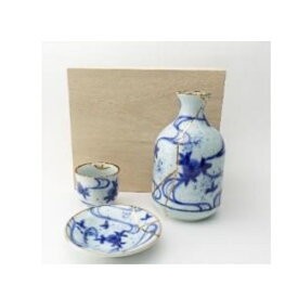 玉有｜GYOKUYU 金線古染　酒器セット 流水