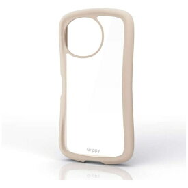 ELECOM｜エレコム AQUOS sense10 ( SH-53F ) ケース ハイブリッド カバー 衝撃吸収 ストラップホール付 ストラップホールシート付 Grippy ベージュ ベージュ PM-S253GRPFCBE
