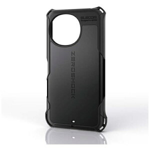 ELECOM�b�G���R�� AQUOS sense10 ( SH-53F ) �P�[�X �n�C�u���b�h �J�o�[ �Ռ��z�� �X�g���b�v�z�[���t ZEROSHOCK �u���b�N �u���b�N PM-S253ZEROBK