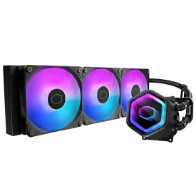 【エントリーで最大2万ポイント当たる｜2/25まで】 COOLER MASTER｜クーラーマスター 水冷CPUクーラー 120mmファンx3 [LGA1851/1700/1200/1156/1155/1151/1150・AM5/AM4] MasterLiquid Core II 360 Black ARGB X6G2 ブラック MLW-D36M-A18PA-J1