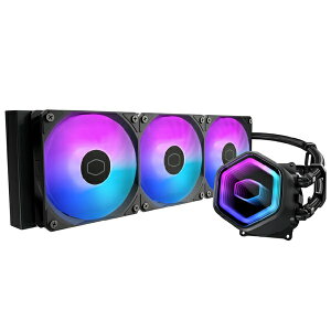 COOLER MASTERbN[[}X^[ CPUN[[ 120mmt@x3 [LGA1851/1700/1200/1156/1155/1151/1150EAM5/AM4] MasterLiquid Core II 360 Black ARGB X6G2 ubN MLW-D36M-A18PA-J1