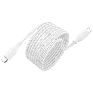 BELKIN�b�x���L�� BoostCharge Pro USB-C to USB-C �ґg�P�[�u�� ���E���h 240W 2m �z���C�g CAB028qc2MWH