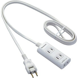 Panasonic｜パナソニック 電源タップ ザ・タップQ ホワイト WHA2433WP [3.0m /3個口 /スイッチ無][WHA2433WP] panasonic