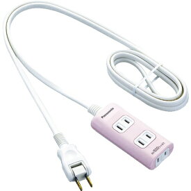 Panasonic｜パナソニック 電源タップ ザ・タップQ ピンク WHA2423NP [2.0m /3個口 /スイッチ無][WHA2423NP] panasonic