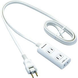 Panasonic｜パナソニック 電源タップ ザ・タップQ ホワイト WHA2423WP [2.0m /3個口 /スイッチ無][WHA2423WP] panasonic