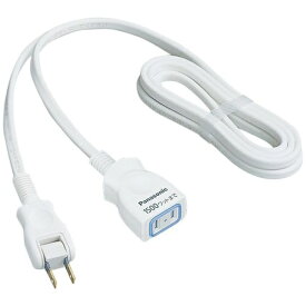 Panasonic｜パナソニック テーブルタップ 延長コードX ホワイト WHA4912WP [2.0m /1個口 /スイッチ無][WHA4912WP] panasonic