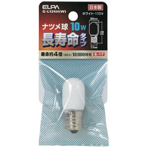 �����d��bASAHI ELECTRIC ELPA �i�c���� E17 ����d��10W ������ �z���C�g