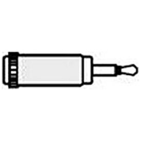 JVC｜ジェイブイシー オーディオ変換プラグ(モノラル超ミニ⇔モノラルミニ)　AP-125A[AP125A]