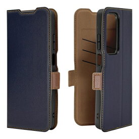 ラスタバナナ｜RastaBanana OPPO A5 5G 薄型手帳サイドマグネットケース ネイビー×ブラウン 9282OA5BSMNVB