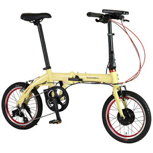 TRANS MOBILLY�b�g�����X���o�C���[ �܂肽���� �d���A�V�X�g���]�� ULTRA LIGHT E-BIKE NEXT163-S �x�[�W�� 92219-05 [16�C���` /3�i�ϑ�]�y�L�����Z���E�ԕi�s�z �y��������z���s�z