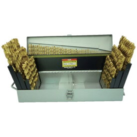 イシハシ精工｜ISS ISF TINコーティング コバルト正宗ドリル 121本組セット（スチールケース入 【メーカー直送・代金引換不可・時間指定・返品不可】