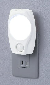 ELPA｜エルパ LEDセンサー付ライト ホワイト PM-L200(W) [白色 /コンセント式][PML200W]