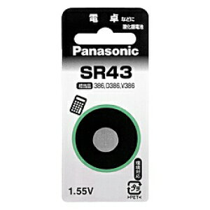 Panasonic�b�p�i�\�j�b�N �{�^���^�d�r SR43P [1��][SR43P] panasonic