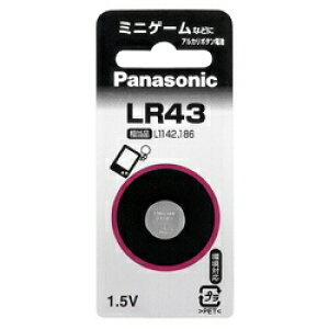 Panasonic�b�p�i�\�j�b�N �{�^���^�d�r LR43P [1��][LR43P] panasonic