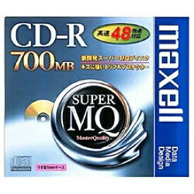 Maxell｜マクセル データ用CD-R SuperMQシリーズ CDR700S.1P [1枚 /700MB][CDR700S1P]