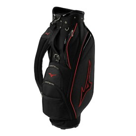 mizuno｜ミズノ キャディバッグ NX.6 ブラック×レッド 5LGC2601 [5分割 /約2.6kg]