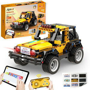 APITOR�b�A�s�^�[ Apitor Robot R 4 in 1 ���S�Ҍ��� �o�M�[���{�b�g�L�b�g APITOR APR022