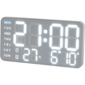 TRI LED CLOCK SLOWER CIELO WHITE/WHITE WHITE�^WHITE SLW370