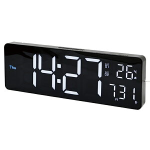 TRI LED WIFI CLOCK SLOWER CAMINO WHITE/BLACK WHITE^BLACK SLW428