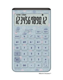 【2025年12月18日発売】 CASIO｜カシオ デザイン電卓 ムーミン JT-200TMM-BU-N [12桁]