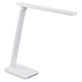 オーム電機｜OHM ELECTRIC LEDデスクライト 4段階調光 3段階調色 520lm ホワイト ODS-LDR618K-W [LED /昼光色〜電球色]