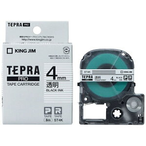 �L���O�W���bKING JIM �������x���e�[�v TEPRA(�e�v��) PRO�V���[�Y ���� ST4K [������ /4mm��]