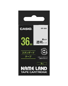 CASIO�b�J�V�I �����e�[�v NAME LAND�i�l�[�������h�j ���� XR-36X [������ /36mm��][XR36X]