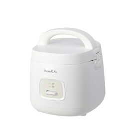 THANKO｜サンコー 簡単操作炊飯器「ノラノラ」ホワイト ThankPan KGDF25HWH [3合 /マイコン]