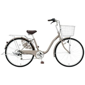 NORNO｜ノルノ 自転車 LAPIS PLUS26 ラピスプラス26 PWベージュ LPS66A [外装6段 /26インチ]2026年モデル【キャンセル・返品不可】 【代金引換配送不可】