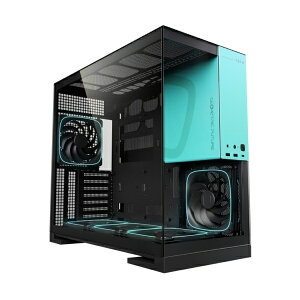 GEOMETRIC FUTURE PC�P�[�X [ATX /Micro ATX /Extended ATX /Mini-ITX] Model 5 Plus �u���b�N/�^�[�R�C�Y�u���[ GF-M5-BB PLUS