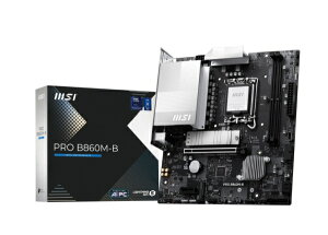 MSI�b�G���G�X�A�C �}�U�[�{�[�h(LGA1851) PRO B860M-B [MicroATX]