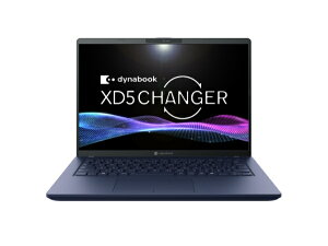 dynabook�b�_�C�i�u�b�N �m�[�g�p�\�R�� dynabook XD5 �_�[�N�e�b�N�u���[ P1D5APBL [Copilot+ PC /14.0�^ /Windows11 Home /Snapdragon X Plus /�������F16GB /SSD�F512GB /M365 (24����) or Office �I���\ /2025�N12�����f��]