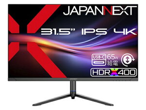 JAPANNEXT JAPANNEXT 31.5�C���` IPS�p�l������ 4K�t�����j�^�[ JN-IPSB315U-HSPC6 HDMI DP USB-C(�ő�65W���d) sRGB:100% DCI-P3:96% Adobe RGB:90% �R���g���X�g��2000:1 HDR400���� KVM �������� �s�{�b�g�Ή� �y2�N�ۏ؁z JAPA