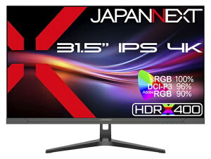 JAPANNEXT JAPANNEXT 31.5�C���` IPS�p�l������ 4K(3840x2160)�𑜓x �t�����j�^�[ JN-IPSB315U HDMI DP sRGB:100% DCI-P3:96% Adobe RGB:90% �R���g���X�g��2000:1 HDR400�����y2�N�ۏ؁z JAPANNEXT JN-IPSB315U [31.5�^ /4K(3840×2160�j 