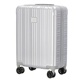 TAKEOKIKUCHI｜タケオキクチ スーツケース フレームタイプ［旅行日数目安： 1~3泊 35L フットストッパー付 軽量］ シルバー TK-ELG001-SLV