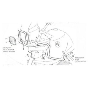 �w�v�R�A���h�x�b�J�[�bHEPCO&BECKER �^���N�K�[�h �V���o�[ R850GS 98-00/R1100GS 94-99 502903 00 09