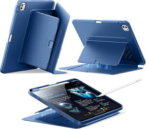 �C�[�G�X�A�[���bESR 11�C���`iPad Pro�iM5/M4�j�p Flip�}�O�l�b�g�P�[�X �l�C�r�[�u���[ 1B21600202