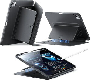 �C�[�G�X�A�[���bESR 13�C���`iPad Pro�iM5/M4�j�p Flip�}�O�l�b�g�P�[�X �u���b�N 1B21700102