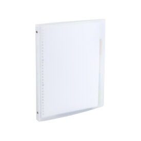 ナカバヤシ｜Nakabayashi ロジカル・バインダーノート フレント クリア FRT-A401B-C [A4 /6mm(B罫) /横罫線]