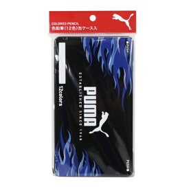 クツワ｜KUTSUWA 色鉛筆 缶ケース入 PUMA(プーマ) 12色 PM557