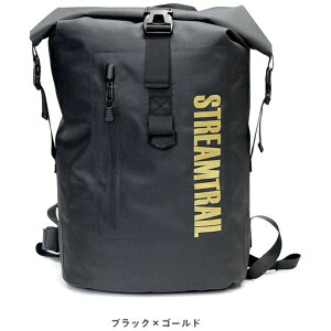 STREAMTRAIL �o�b�N�p�b�N�R�E�d Backpack KOZU �u���b�N×�S�[���h [��20L /��33×����48×���s15cm /��1072g]