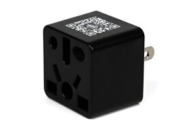 TTC 日本国内専用電源プラグ・マルチ変換アダプター レンコン13Aプラス SHIROSHITA ブラック RH131BK