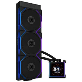 LIANLI｜リアンリ CPUクーラー 120mmファンx3 [LGA1851/1700・AM5/AM4] HydroShift II LCD-S 360 TL ブラック GHS2LCDS36TB