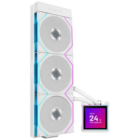LIANLI｜リアンリ CPUクーラー 120mmファンx3 [LGA1851/1700・AM5/AM4] HydroShift II LCD-S 360 TL ホワイト GHS2LCDS36TW