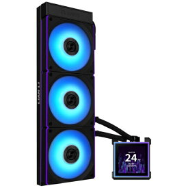 LIANLI｜リアンリ CPUクーラー 120mmファンx3 [LGA1851/1700・AM5/AM4] HydroShift II LCD-S 360 CL ブラック GHS2LCDS36CB