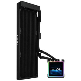 LIANLI｜リアンリ CPUクーラー ファン無しx3 [LGA1851/1700・AM5/AM4] HydroShift II LCD-S 360 Fanless ブラック GHS2LCDS36NB