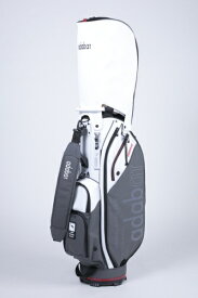 アダバット｜adabat adabatキャディバッグ ホワイト×グレー ABC438 [47インチ対応 /4分割 /2.9kg]