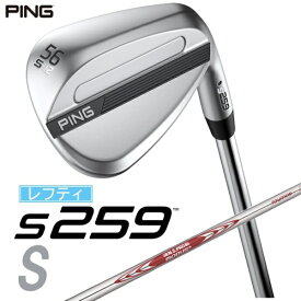 ピン｜PING レフティ ウェッジ s259 CHROME [Wedge /56° /12° /Sグラインド /NS PRO MODUS 3 TOUR 105 /S /左利き用]【2026年2月5日発売予定】発売日以降のお届け
