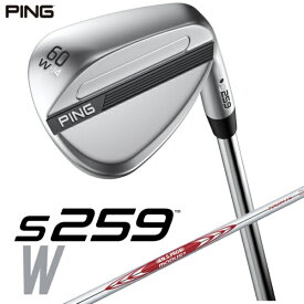 ピン｜PING ウェッジ s259 CHROME [Wedge /60° /14° /Wグラインド /NS PRO MODUS 3 TOUR 115 /S /右利き用]