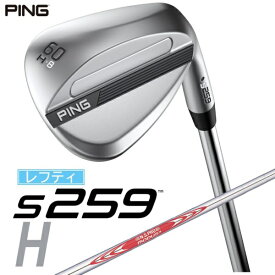 ピン｜PING レフティ ウェッジ s259 CHROME [Wedge /60° /8° /Hグラインド /NS PRO MODUS 3 TOUR 120 /S /左利き用]【2026年2月5日発売予定】発売日以降のお届け